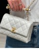 CHANEL 24A Handcrafted Pearl Bag AS5001 12.5x19x7cm