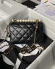 CHANEL 24A Handcrafted Pearl Bag AS5001 12.5x19x7cm