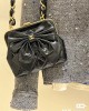 CHANEL 24A Bow Frog Mouth Bag AP4028 12x13x4cm