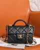 CHANEL Mini Black & Gold Crossbody Bag AS4956 13x18x8cm