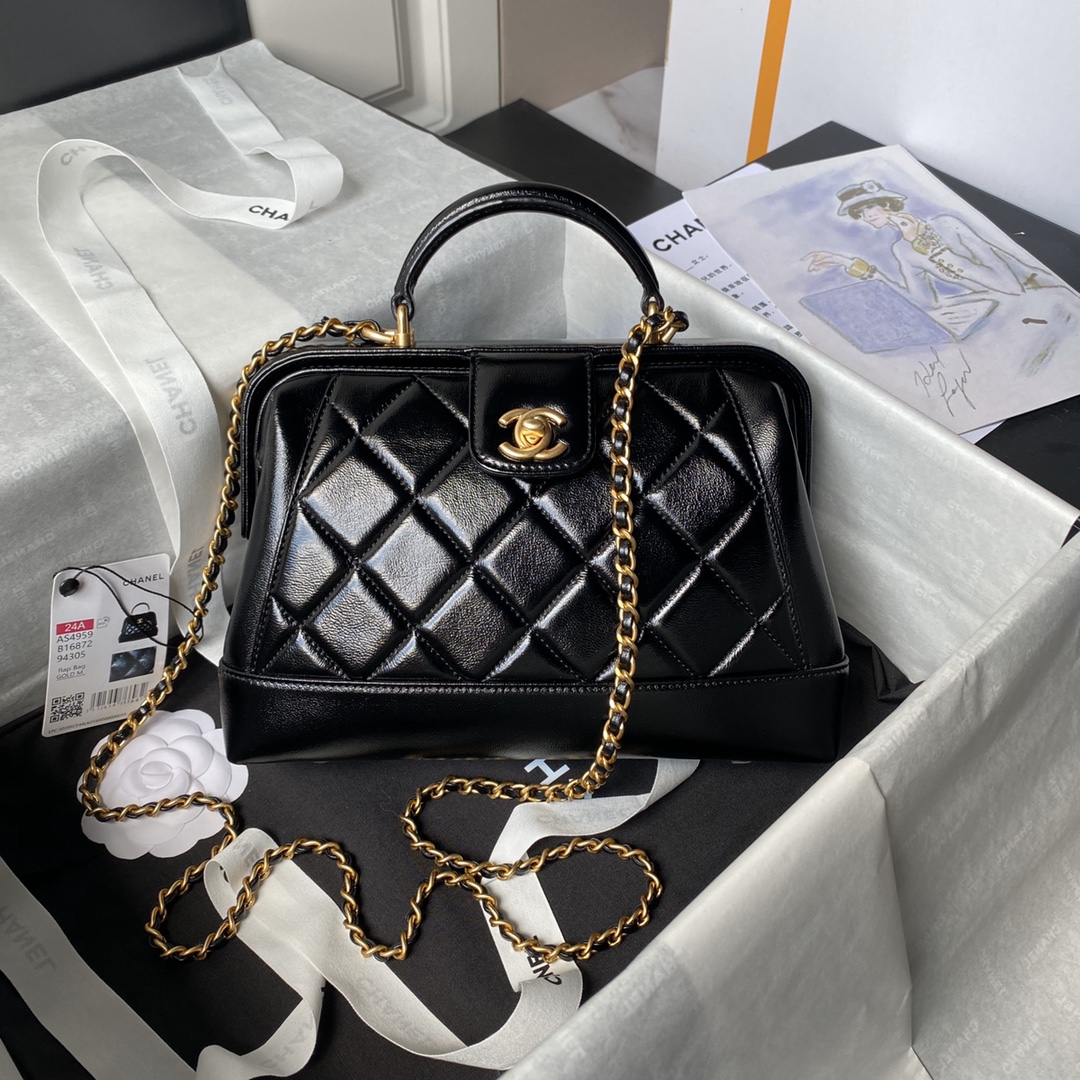 CHANEL Large Handmade Doctor Bag AS4959 16x23.5x8cm