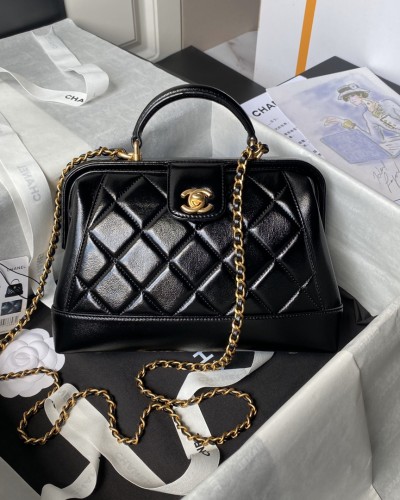 CHANEL Large Handmade Doctor Bag AS4959 16x23.5x8cm