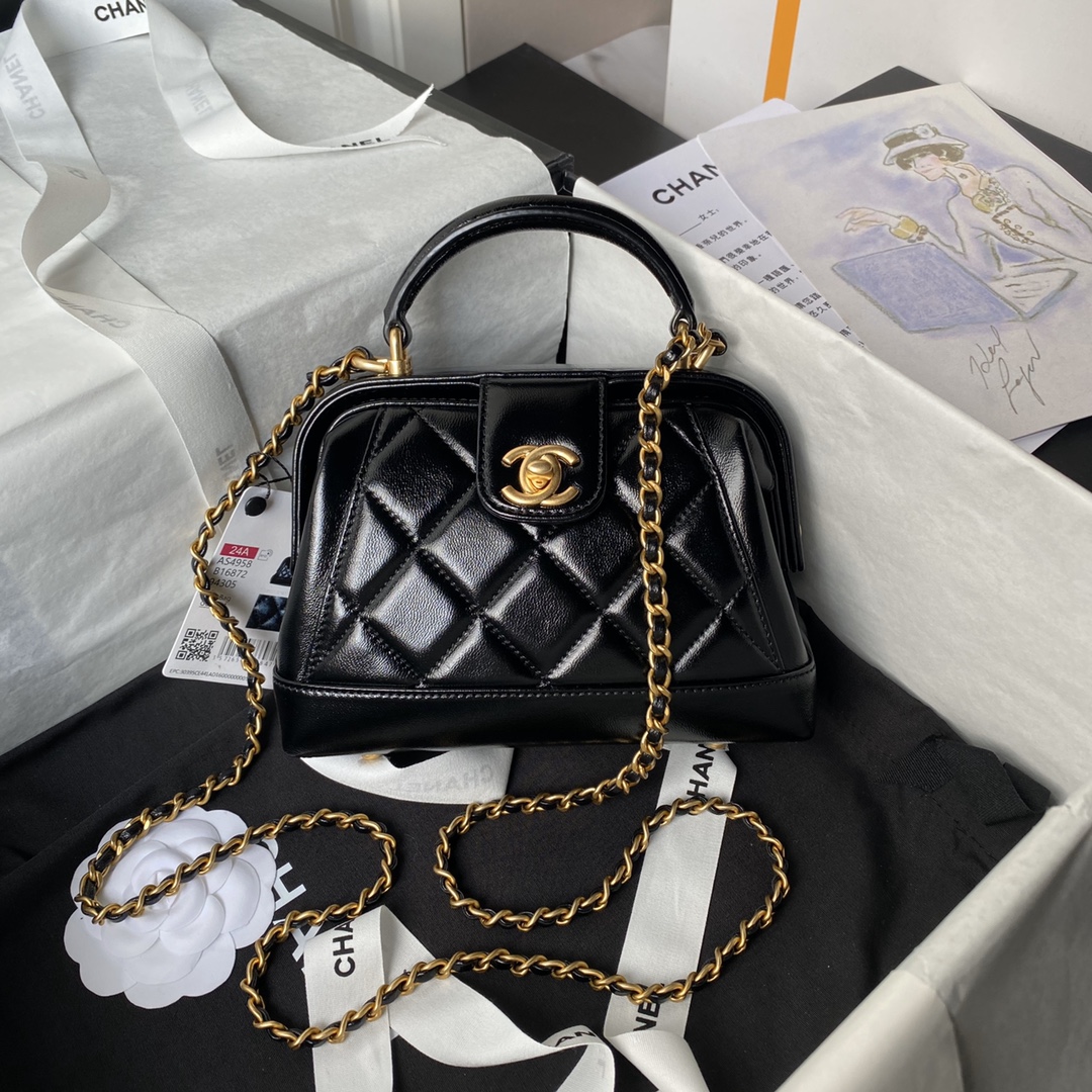 CHANEL Small Handmade Doctor Bag AS4958 12x18x7cm