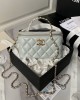 CHANEL 24P Rhinestone Handle Bag AP3799 17cm