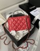 CHANEL Rhinestone Handle Cosmetic Bag AP3799 17cm