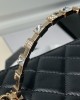 CHANEL Rhinestone Handle Cosmetic Bag AP3799 17cm