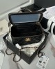 CHANEL Rhinestone Handle Cosmetic Bag AP3799 17cm