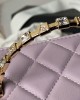 CHANEL Rhinestone Handle Cosmetic Bag AP3799 17cm