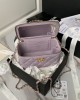 CHANEL Rhinestone Handle Cosmetic Bag AP3799 17cm