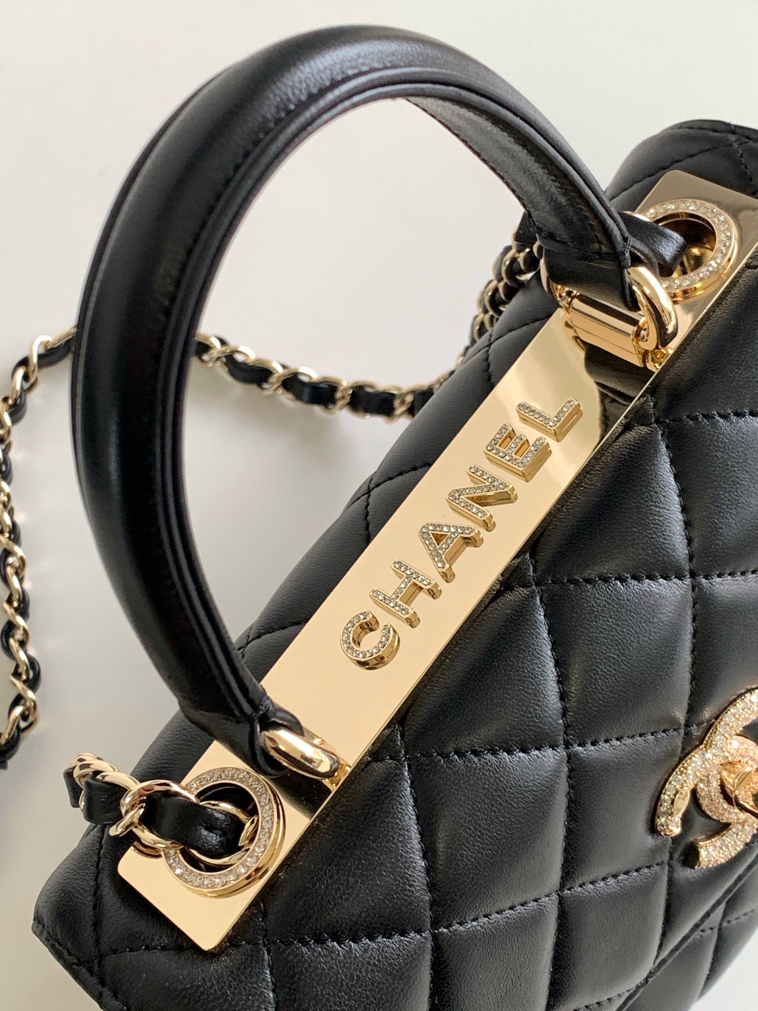 CHANEL Trendy CC Mini Full Diamond AS4654 20cm