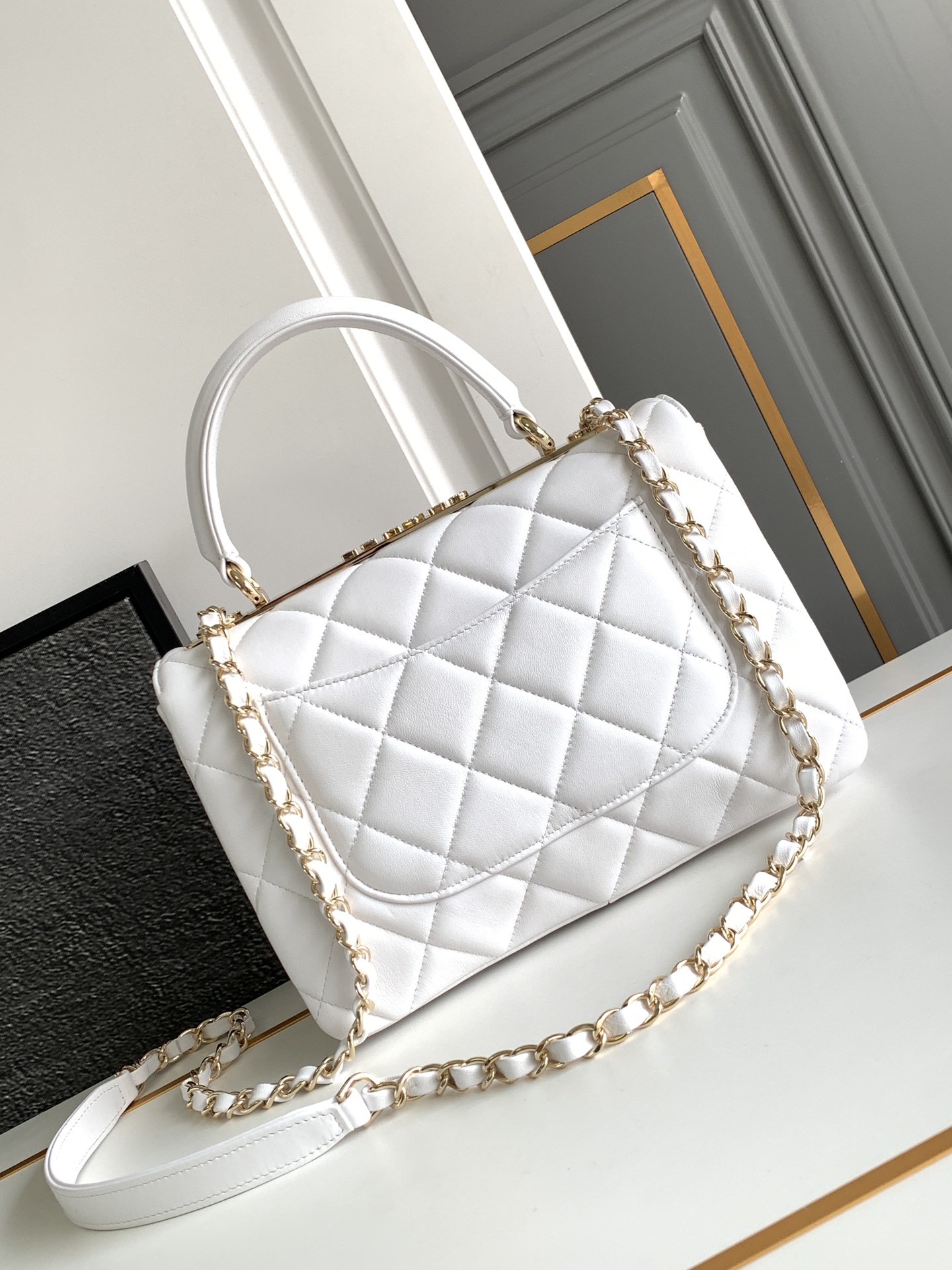 CHANEL Trendy CC Full Diamond Bag 92236 25cm