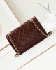 CHANEL 24A Waxed Tofu Bag AS4686 Large 17x25x8cm