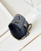 CHANEL 24A Waxed Tofu Bag AS4686 Large 17x25x8cm