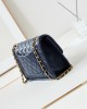 CHANEL 24A Waxed Tofu Bag AS4686 Large 17x25x8cm