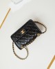 CHANEL 24A Waxed Tofu Bag AS4687 Medium 14.5x22.5x7cm