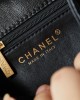 CHANEL 24A Waxed Tofu Bag AS4687 Medium 14.5x22.5x7cm