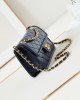 CHANEL 24A Waxed Tofu Bag AS4687 Medium 14.5x22.5x7cm