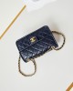 CHANEL 24A Waxed Tofu Bag AS4687 Medium 14.5x22.5x7cm