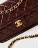 CHANEL 24A Waxed Tofu Bag AS4687 Medium 14.5x22.5x7cm