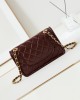 CHANEL 24A Waxed Tofu Bag AS4687 Medium 14.5x22.5x7cm