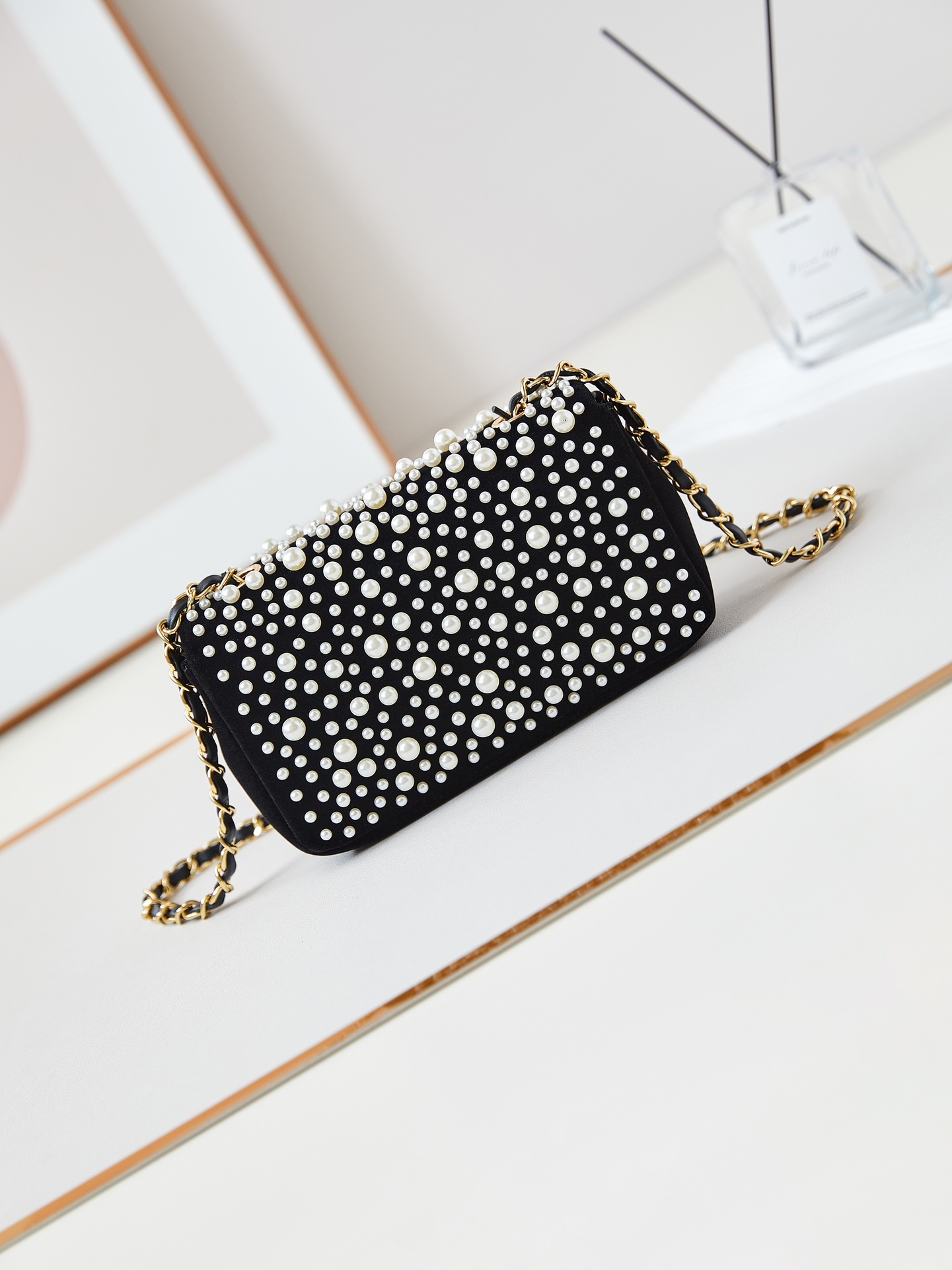 CHANEL 2223 AW CF Colorful Pearl Bag AS2288 10x17x4.5cm