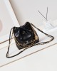 CHANEL 24A Mini Garbage Bag AS3980 19x20x6cm