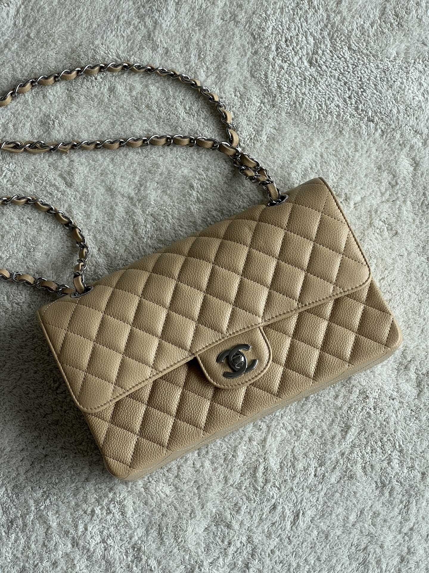 CHANEL 25cm Medium Apricot French Lychee Bag 25cm