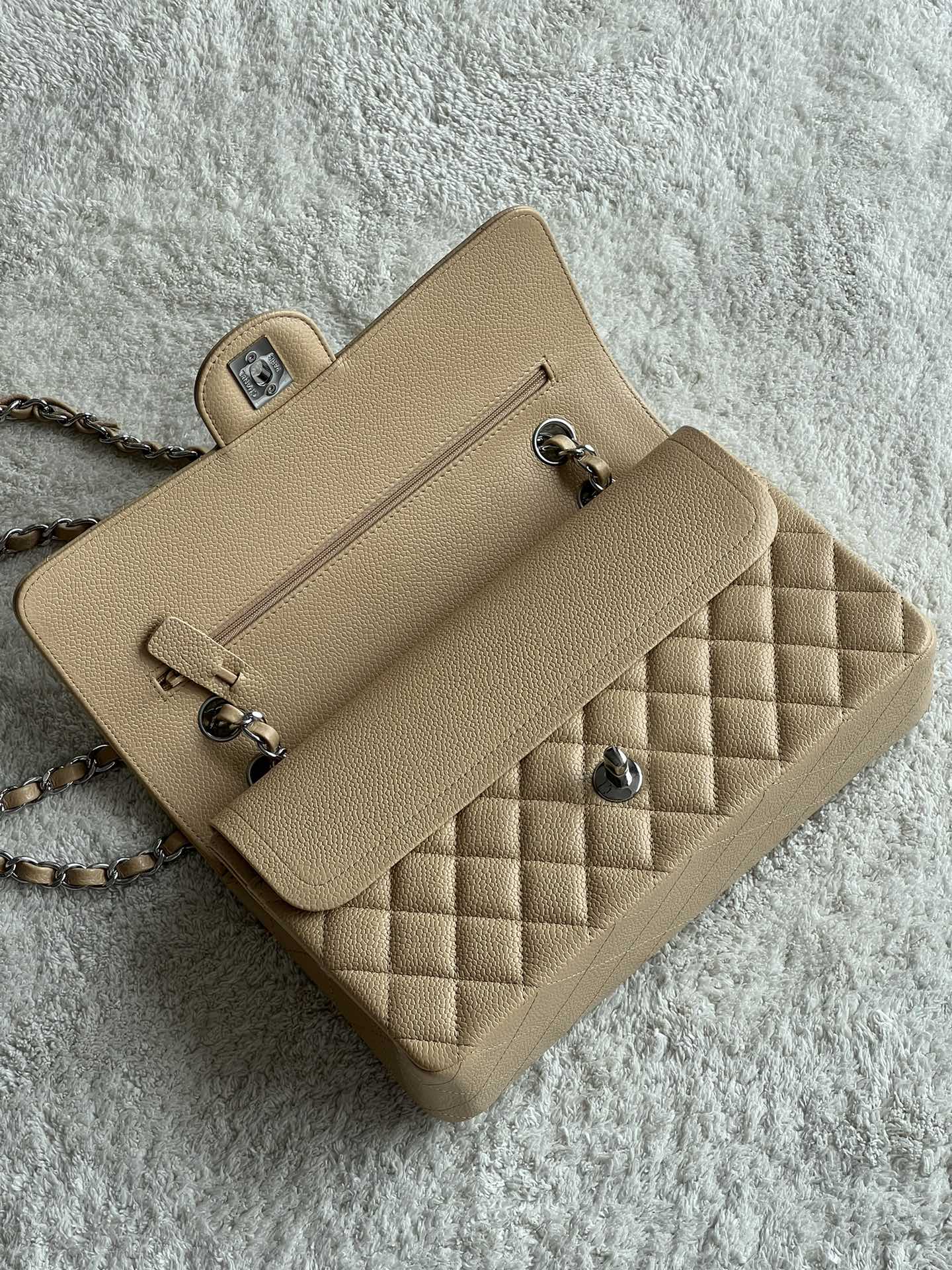 CHANEL 25cm Medium Apricot French Lychee Bag 25cm