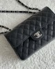 CHANEL 25cm Small Black French Lychee Bag