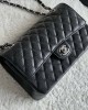 CHANEL 25cm Medium Black French Lychee Bag