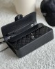 CHANEL 25cm Medium Black French Lychee Bag