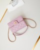 CHANEL 24 AW Embroidery Hijab Bag 15x20x4cm