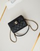 CHANEL 24 AW Embroidery Hijab Bag 15x20x4cm