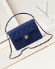 CHANEL 24 AW Embroidery Hijab Bag 16x23x5cm