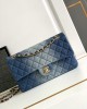 CHANEL 2.55 New Denim CF24s Bag 1112 Medium 25cm