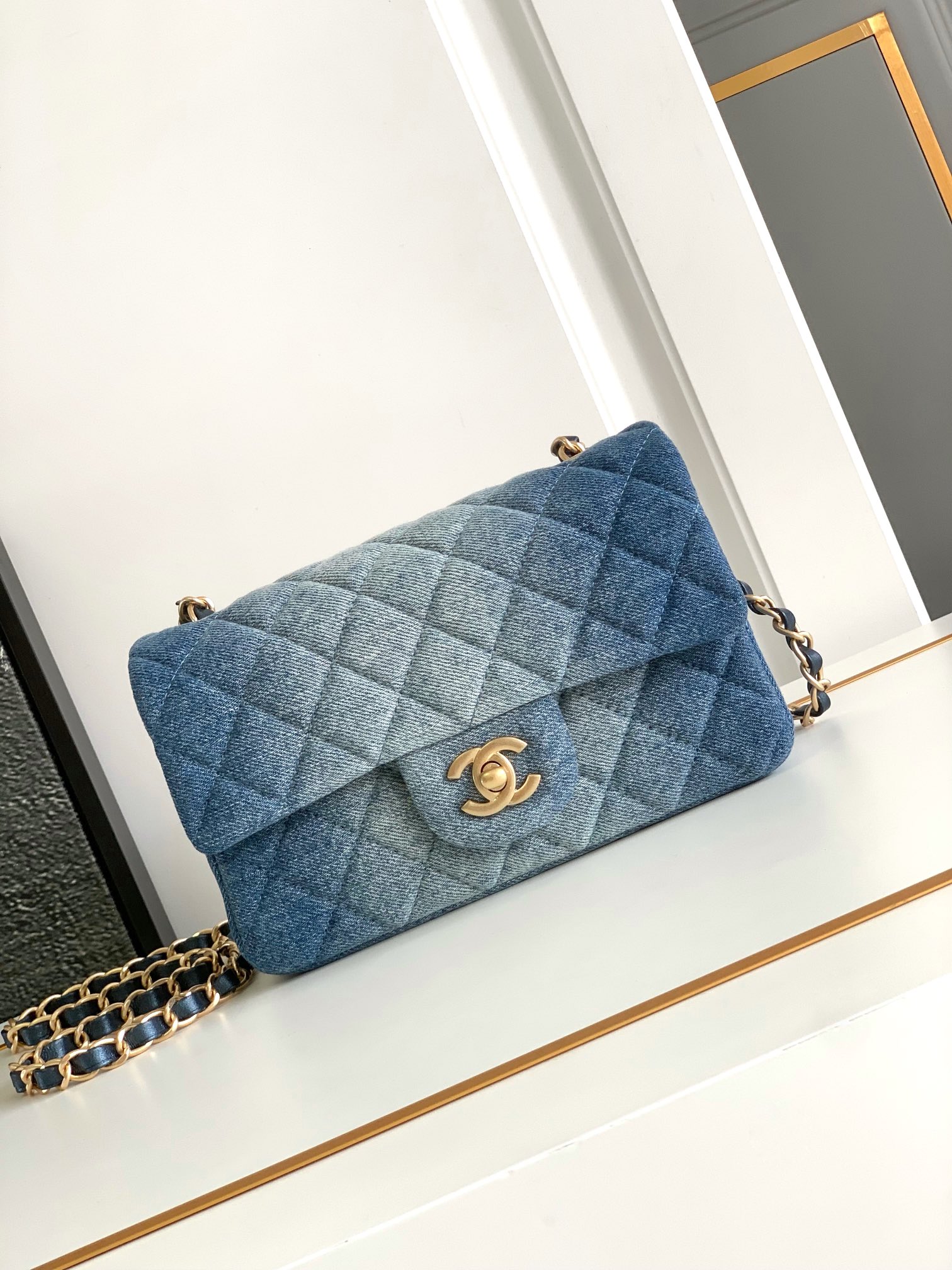 CHANEL New Denim CF24s Bag 1116 Small 20cm