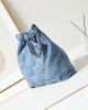 CHANEL 24S Denim Garbage Bag with Staples AS3261 39x42x8cm