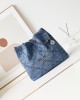 CHANEL 24P Denim Trash Bag AS3261 39x42x8cm