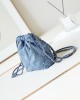 CHANEL 24S Denim Nailing Bag AS3980 20x19x6cm