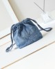 CHANEL 24S Denim Nailing Bag AS3980 20x19x6cm