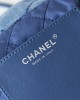 CHANEL 24S Denim Nailing Bag AS3980 20x19x6cm