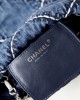 CHANEL 24P Denim Garbage Bag AS3980 20x19x6cm