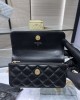 CHANEL 23P Box Bag Camellia Buckle AP3298Y8630