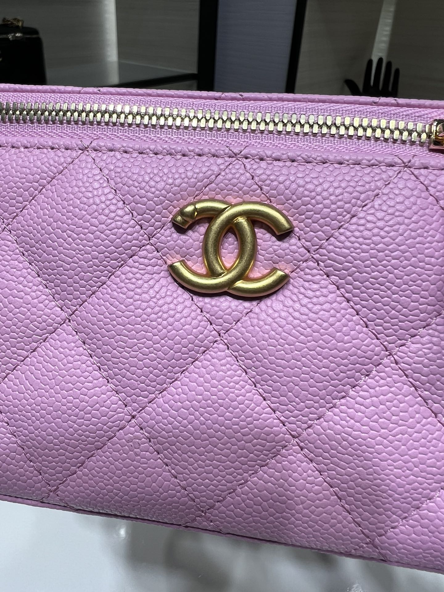 CHANEL 23P Box Bag Love Buckle Double C AP3204