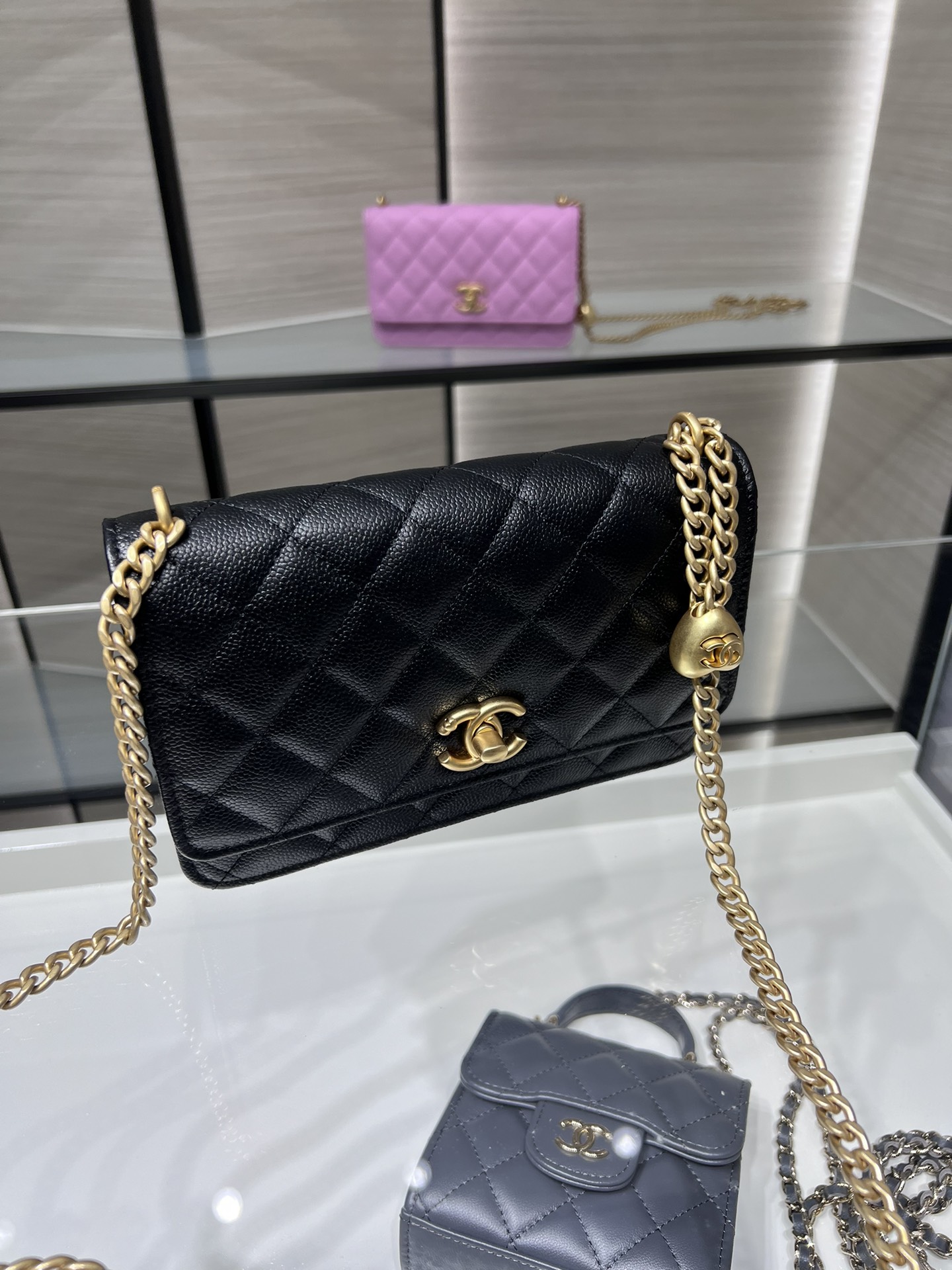 CHANEL 23P WOC Love Buckle Double C AP3201Y8740