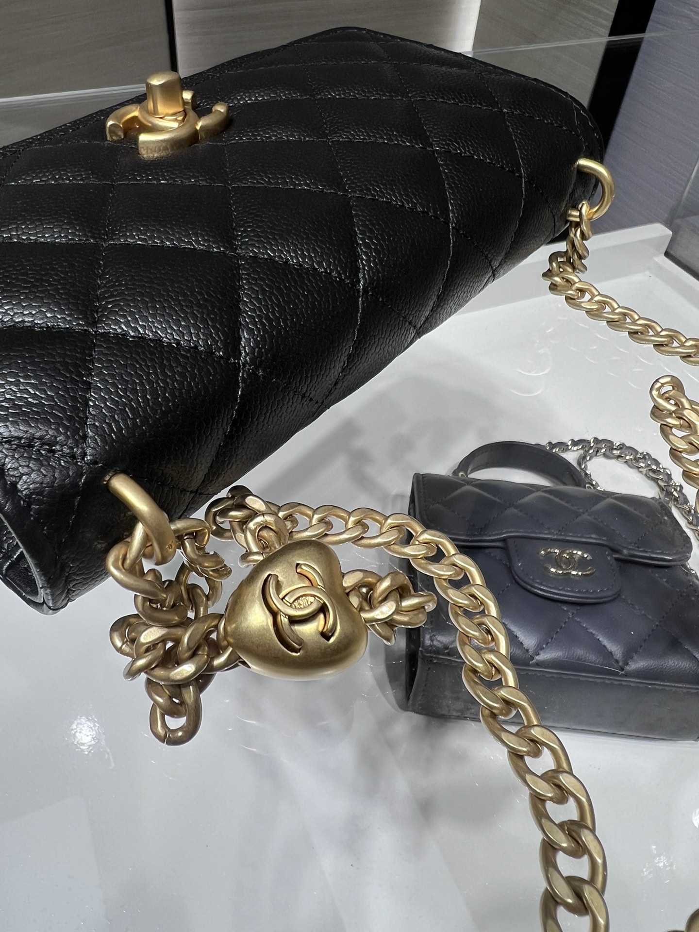 CHANEL 23P WOC Love Buckle Double C AP3201Y8740