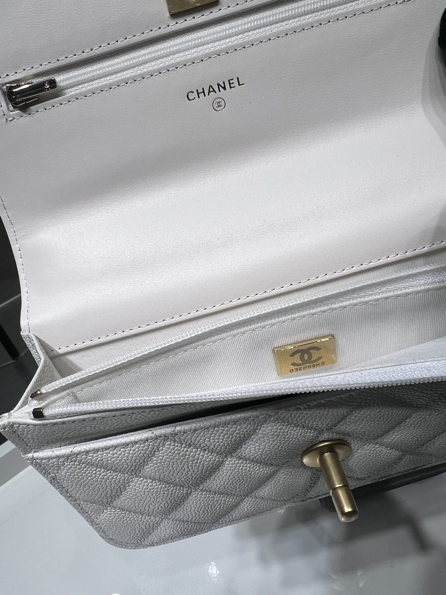 CHANEL 23P WOC Love Buckle Double C AP3201Y8740