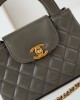 CHANEL 23K Kelly Handle Bag AS4416 13x19x7cm