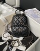 CHANEL 24c AP3573 Mini Sheepskin Backpack Bag 18x13x9cm