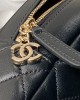 CHANEL 24c AP3573 Mini Sheepskin Backpack Bag 18x13x9cm